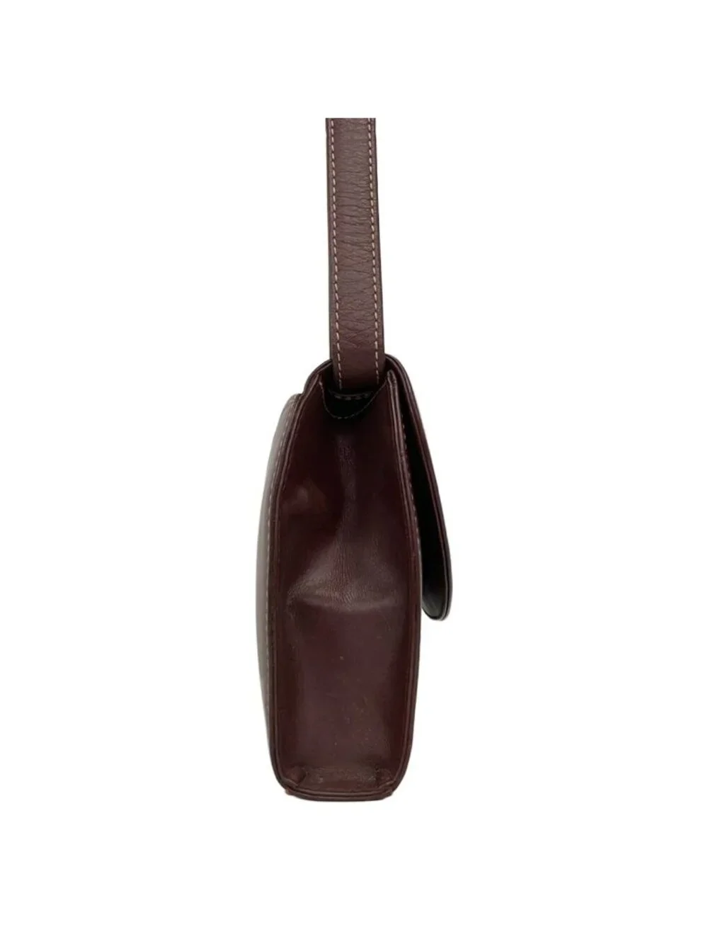 Cartier Shoulder Bag Must Line Bordeaux Leather